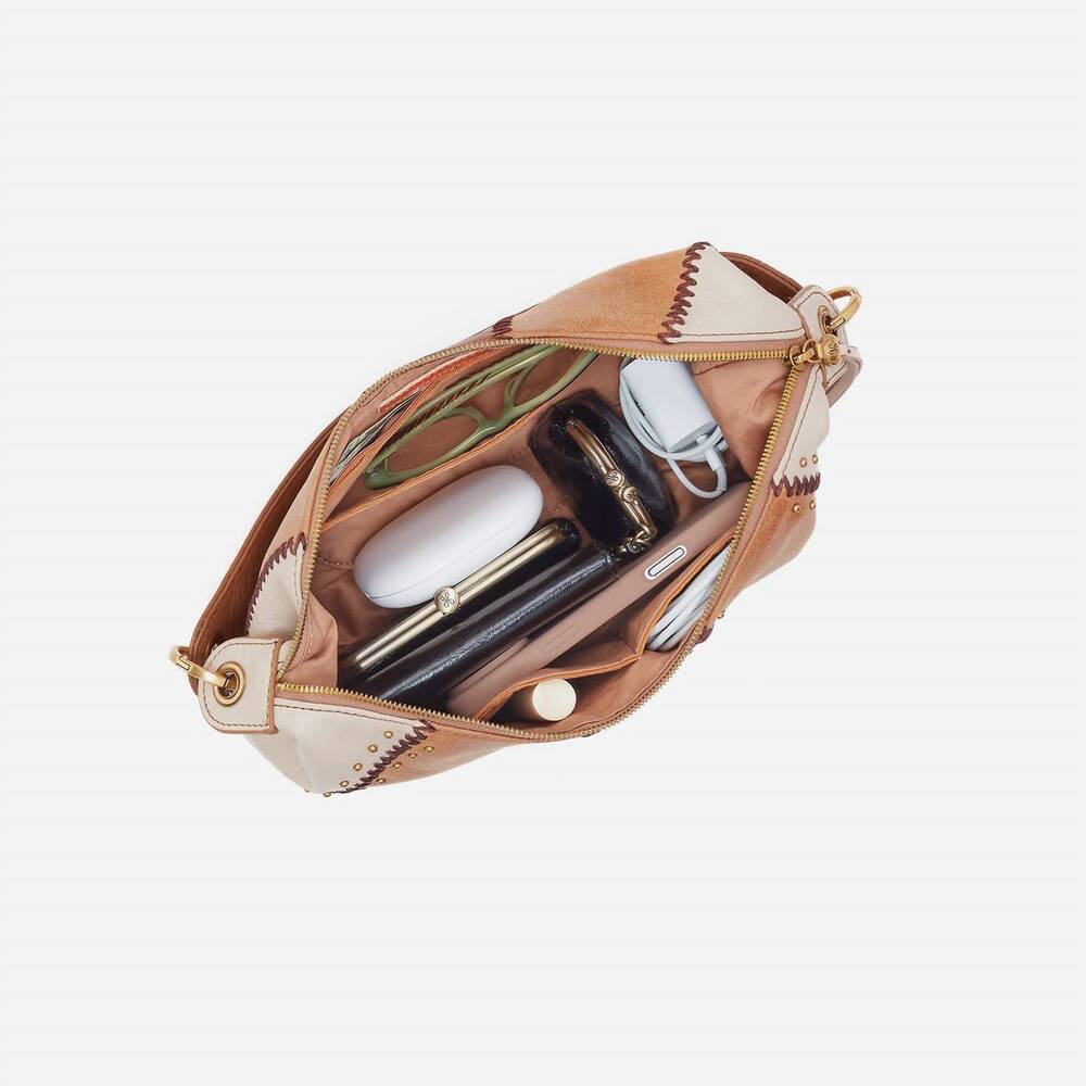 NEW HOBO opal mini shoulder bag in timber brown